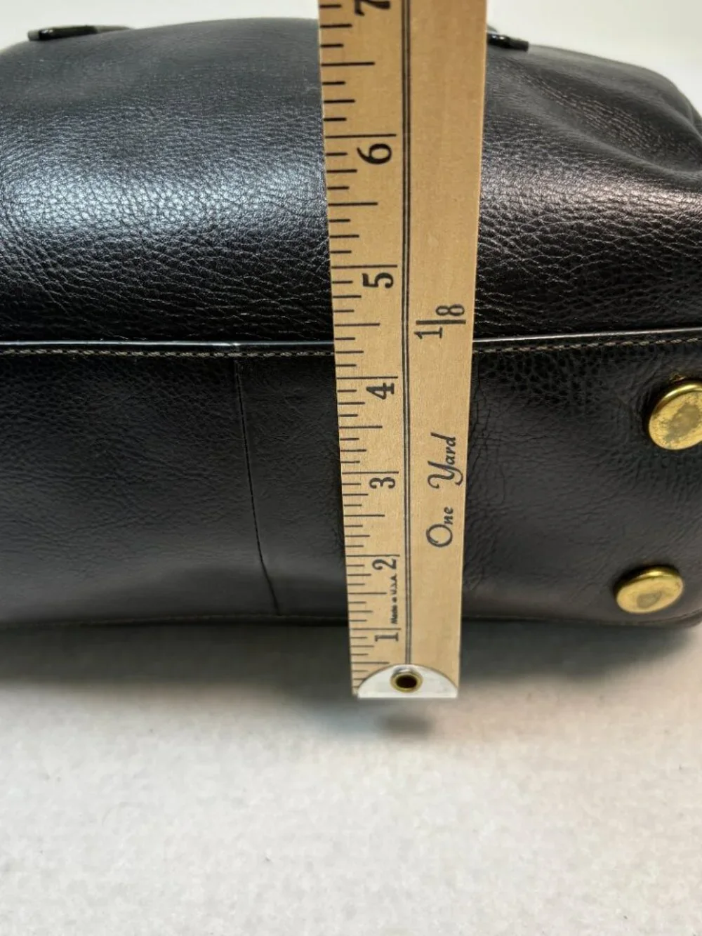 Vintage Fossil Sydney Satchel Black Leather Crossbody Quiet Luxury Preppy Chic